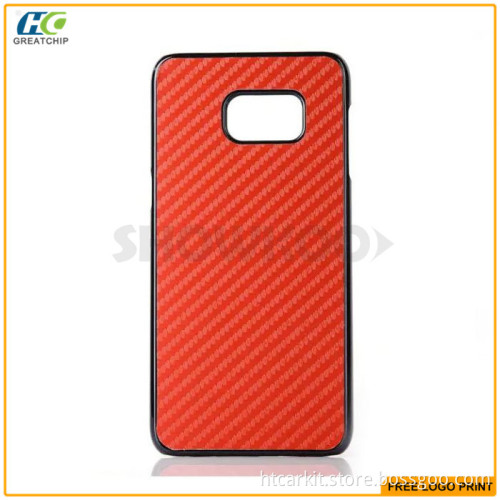 Classic fashion design hard plastic cover For samsung galaxy s6 edge plus Carbon fiber case Factory Wholesale From China